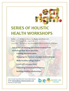 Holistic Health Workshop @ ILP Office