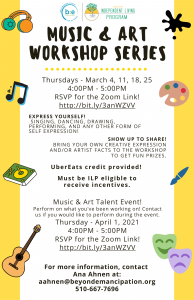 Music & Art Workshop @ Online