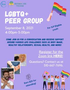 LGBTQ+ Peer Group @ Online