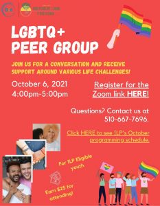 LGBTQ+ Peer Group @ Online