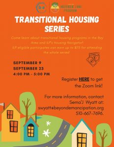 Transitional Housing Workshop Series @ Online