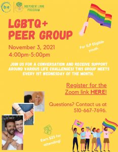 LGBTQ+ Peer Group @ Online