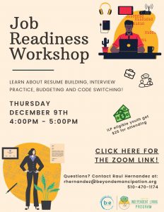 Job Readiness Workshop @ Online
