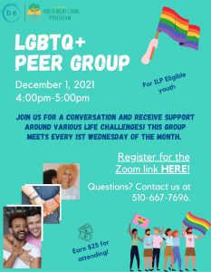 LGBTQ+ Peer Group @ Online