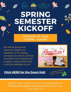 Spring Semester Kickoff @ Online