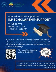 ILP Scholarship Support Series @ Online