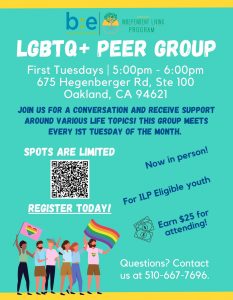 LGBTQ+ Peer Group @ ILP Office
