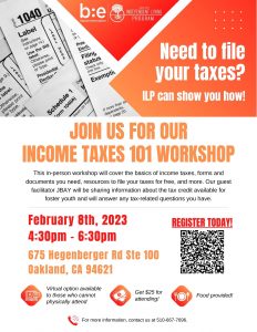 Income Taxes 101 Workshop @ ILP Office