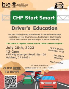 CHP Start Smart Driver's Education @ ILP Office