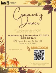 Community Dinner @ ILP Office