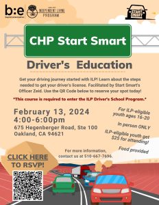 CHP Start Smart Driver's Education @ ILP Office