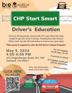 CHP Start Smart Driver's Education Workshop @ ILP Office